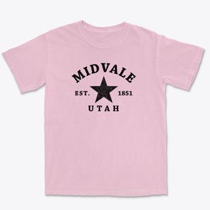 Midvale Utah Star Premium Heavyweight T-shirt