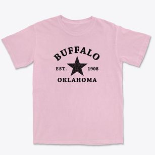 Buffalo Oklahoma Star Premium Heavyweight T-shirt