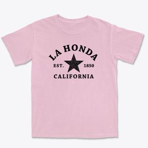 La Honda California Star Premium Heavyweight T-shirt