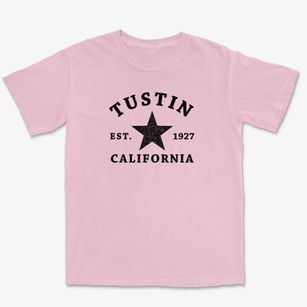 Tustin California Star Premium Heavyweight T-shirt
