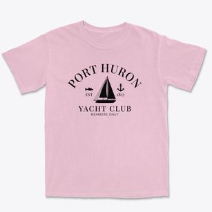 Port Huron Michigan Yacht Club Premium Heavyweight T-shirt