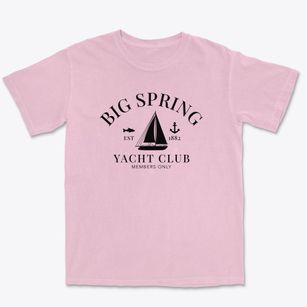 Big Spring Texas Yacht Club Premium Heavyweight T-shirt