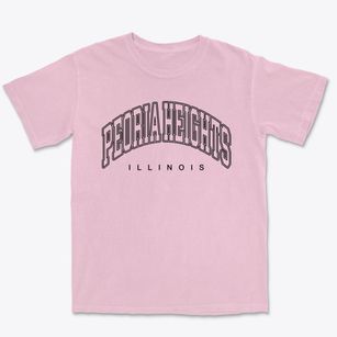 Peoria Heights Illinois Inline Premium Heavyweight T-shirt