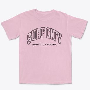 Surf City North Carolina Inline Premium Heavyweight T-shirt