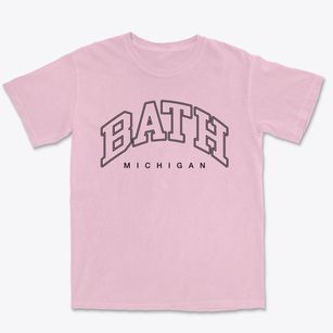 Bath Michigan Inline Premium Heavyweight T-shirt