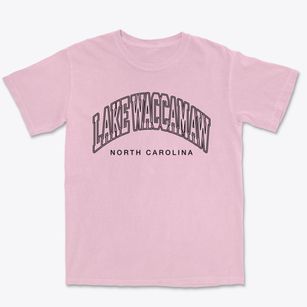 Lake Waccamaw North Carolina Inline Premium Heavyweight T-shirt