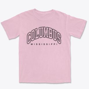 Columbus Mississippi Inline Premium Heavyweight T-shirt