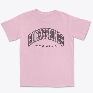 Rock Springs Wyoming Inline Premium Heavyweight T-shirt