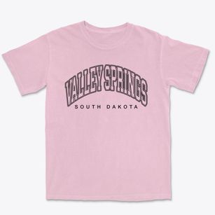 Valley Springs South Dakota Inline Premium Heavyweight T-shirt