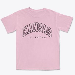 Kansas Illinois Inline Premium Heavyweight T-shirt