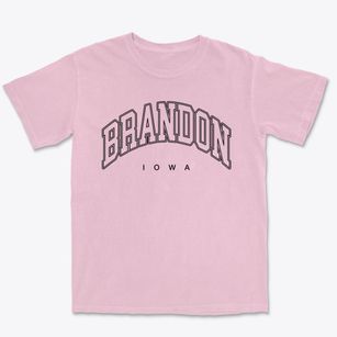 Brandon Iowa Inline Premium Heavyweight T-shirt