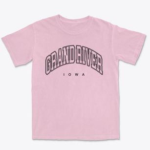 Grand River Iowa Inline Premium Heavyweight T-shirt