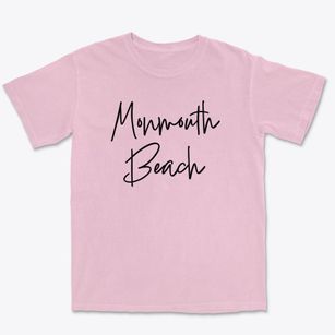 Monmouth Beach New Jersey Freestyle Premium Heavyweight T-shirt