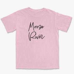 Moose River Maine Freestyle Premium Heavyweight T-shirt