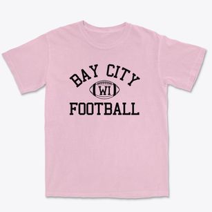 Bay City Wisconsin Football Premium Heavyweight T-shirt