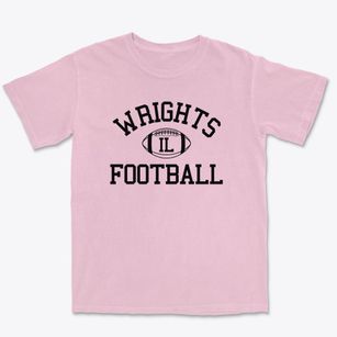 Wrights Illinois Football Premium Heavyweight T-shirt