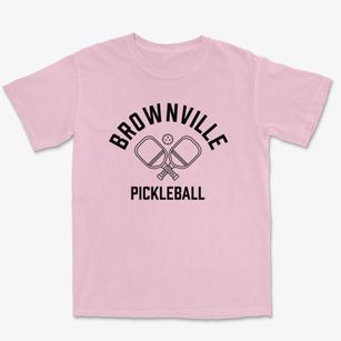 Brownville New York Pickleball Premium Heavyweight T-shirt