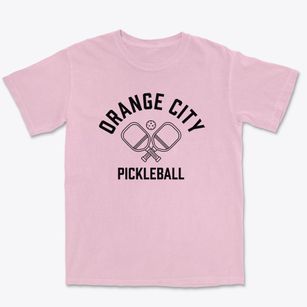 Orange City Iowa Pickleball Premium Heavyweight T-shirt