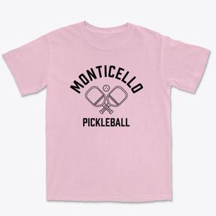 Monticello Illinois Pickleball Premium Heavyweight T-shirt