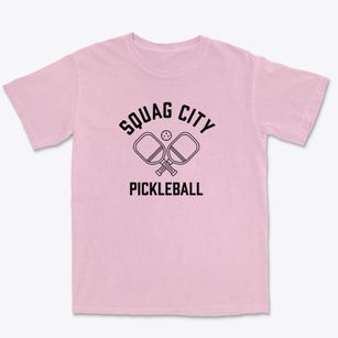 Squag City New Hampshire Pickleball Premium Heavyweight T-shirt