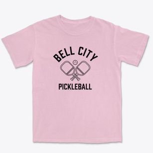 Bell City Louisiana Pickleball Premium Heavyweight T-shirt