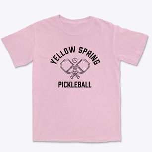 Yellow Spring Pennsylvania Pickleball Premium Heavyweight T-shirt