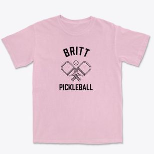 Britt Iowa Pickleball Premium Heavyweight T-shirt