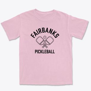 Fairbanks Alaska Pickleball Premium Heavyweight T-shirt