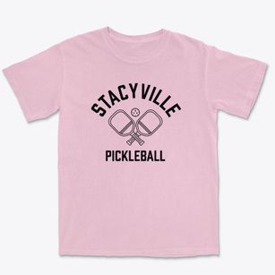 Stacyville Iowa Pickleball Premium Heavyweight T-shirt