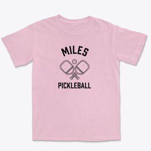 Miles Iowa Pickleball Premium Heavyweight T-shirt