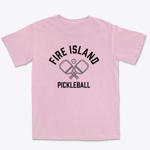 Fire Island New York Pickleball Premium Heavyweight T-shirt