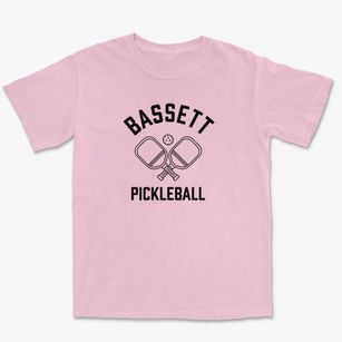 Bassett Iowa Pickleball Premium Heavyweight T-shirt