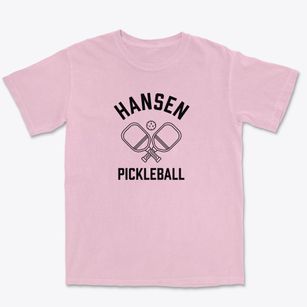 Hansen Nebraska Pickleball Premium Heavyweight T-shirt