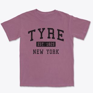 Tyre New York Classic Established Premium Heavyweight T-shirt