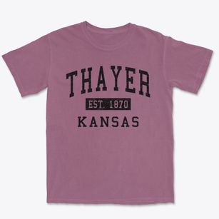 Thayer Kansas Classic Established Premium Heavyweight T-shirt