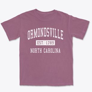 Ormondsville North Carolina Classic Established Premium Heavyweight T-shirt