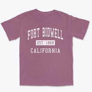 Fort Bidwell California Classic Established Premium Heavyweight T-shirt