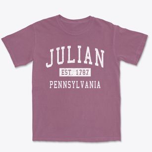 Julian Pennsylvania Classic Established Premium Heavyweight T-shirt
