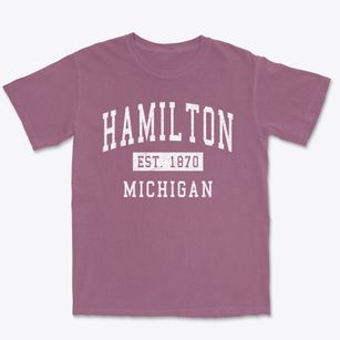 Hamilton Michigan Classic Established Premium Heavyweight T-shirt