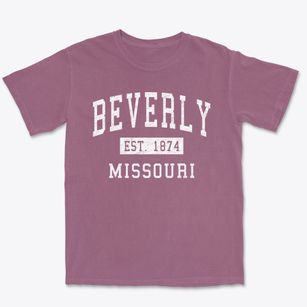 Beverly Missouri Classic Established Premium Heavyweight T-shirt