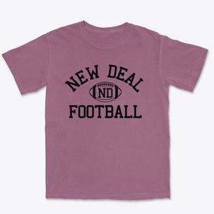 New Deal High School Classic Football Premium Heavyweight T-shirt