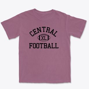 Central Junior High School Classic Football Premium Heavyweight T-shirt