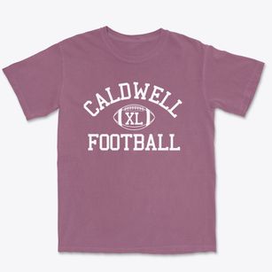 Caldwell High School Classic Football Premium Heavyweight T-shirt