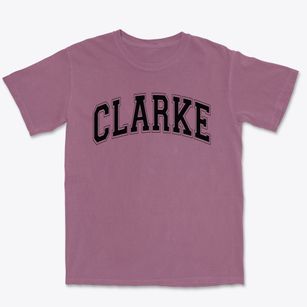 Clarke Middle School Varsity Arch Premium Heavyweight T-shirt