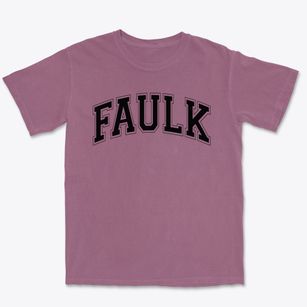 Faulk Middle School Varsity Arch Premium Heavyweight T-shirt
