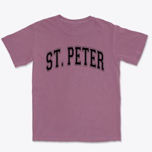 Saint Peter Martyr School Varsity Arch Premium Heavyweight T-shirt