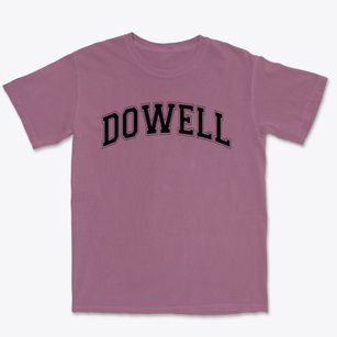 Dowell Elementary School Varsity Arch Premium Heavyweight T-shirt