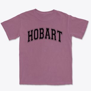 Hobart Baptist School Varsity Arch Premium Heavyweight T-shirt