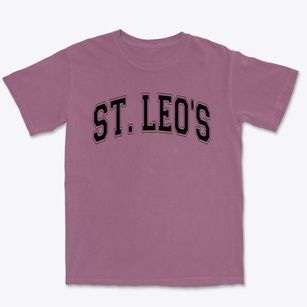 Saint Leo's Elementary School Varsity Arch Premium Heavyweight T-shirt