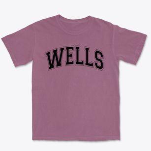 Wells Junior High School Varsity Arch Premium Heavyweight T-shirt